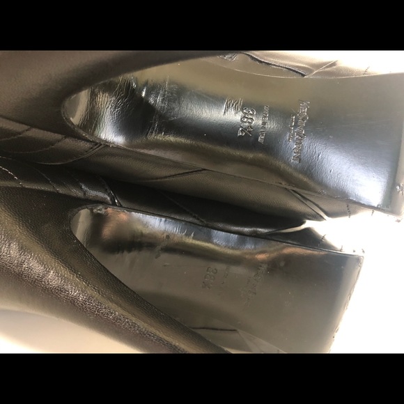 YSL Tribute Black Platform Knee High Boot 38.5 - Picture 9 of 14